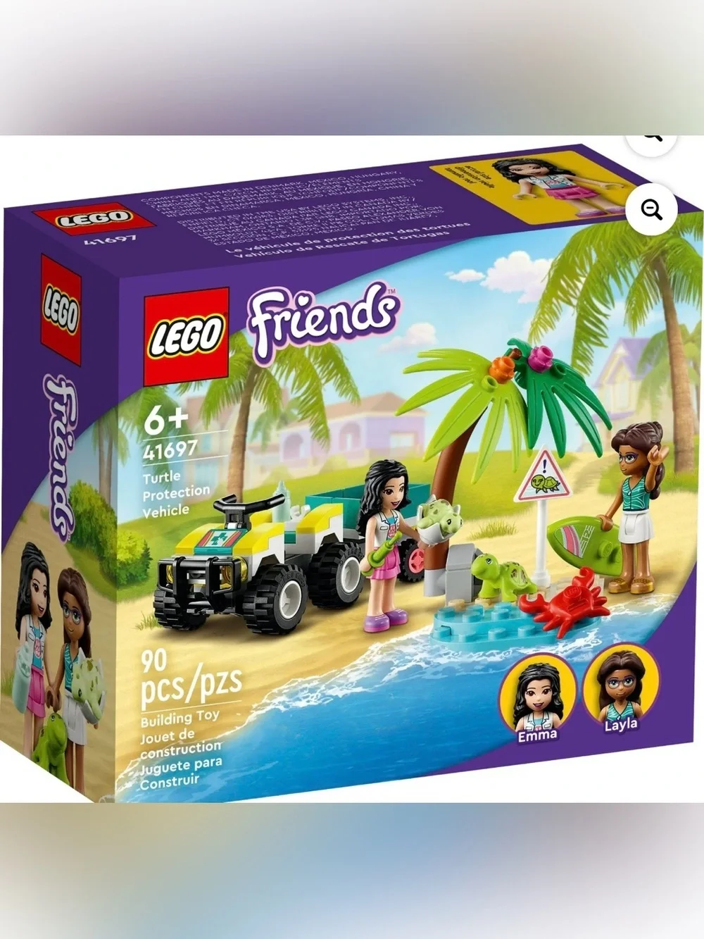 LEGO Friends Turtle Protection Vehicle 41697, Animal Rescue Building Set